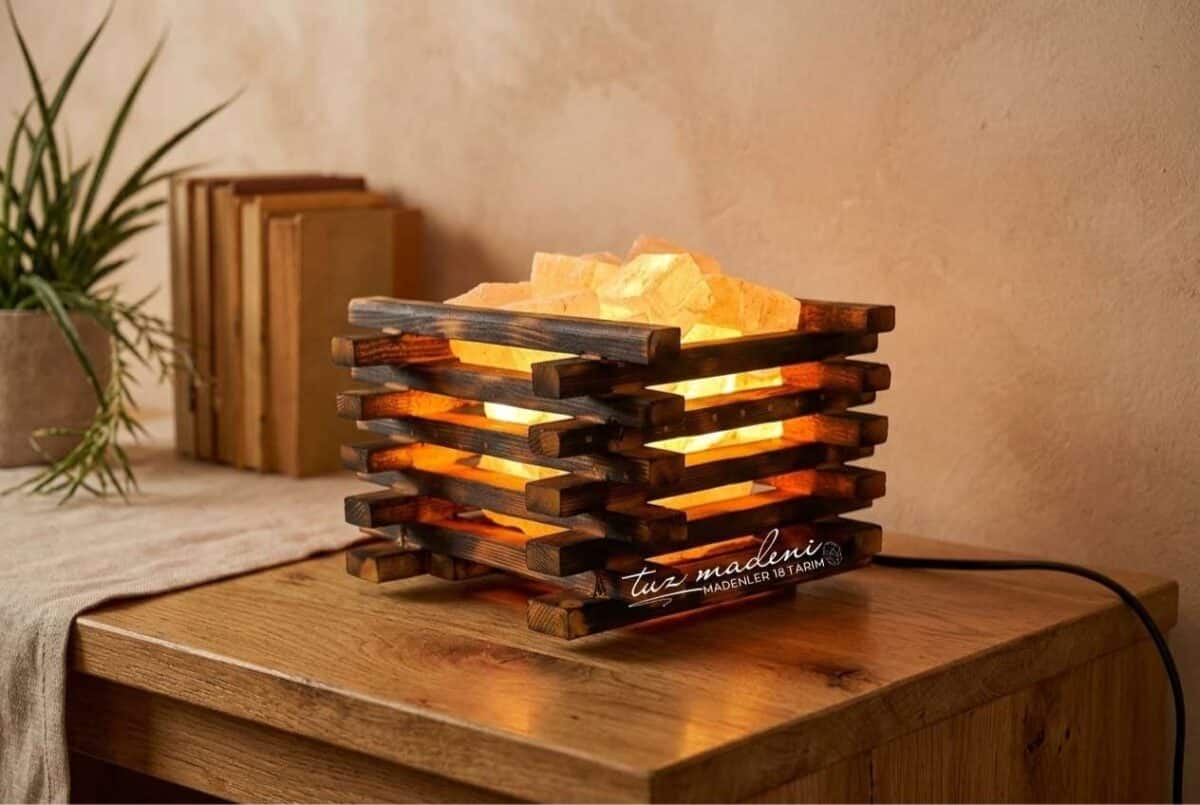 kare-cita-008 Kare Çıtalı Ahşap Tuz Lambası